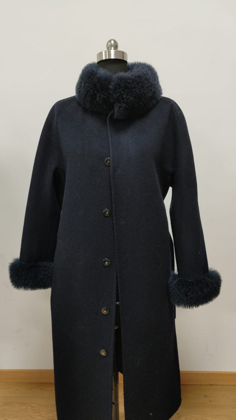 White Navy Coat