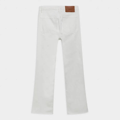 Flare White Jeans