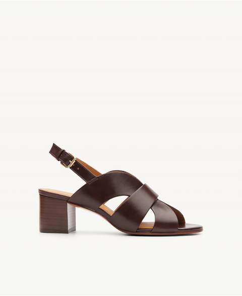 Dark Brown Braided Sandal