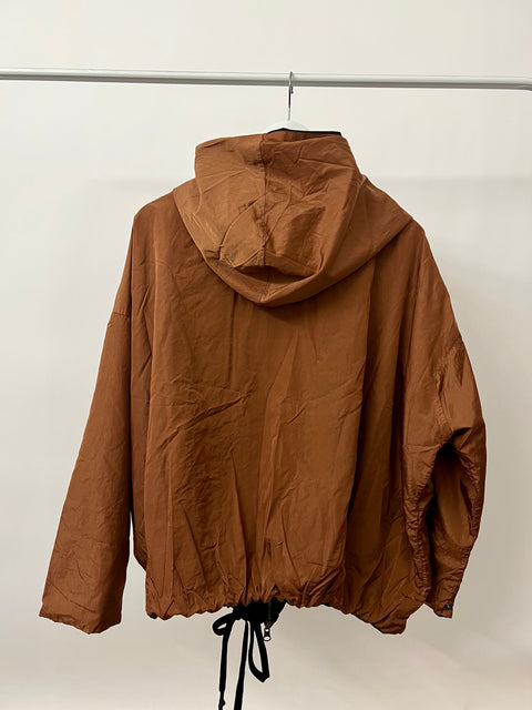 Rust Kimono Bomber Jacket