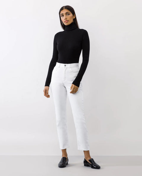 Straight White Jeans