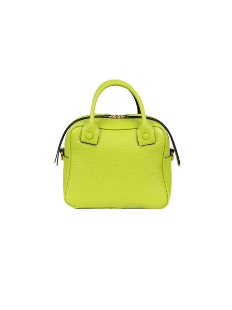 Lime Green Leather Bag