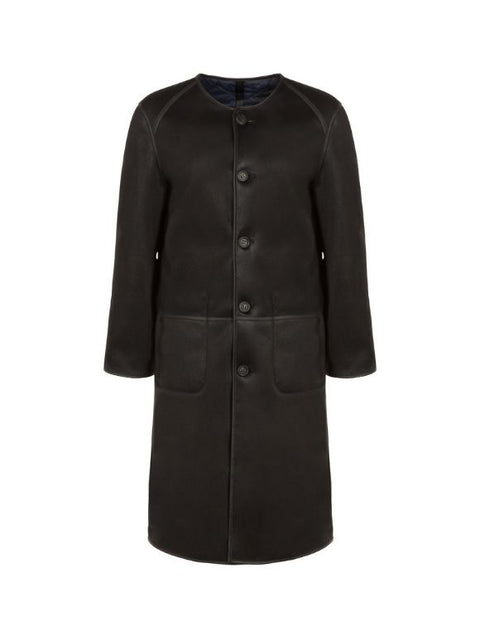 Double Black/Blue Trench Coat