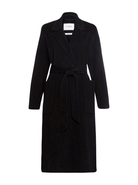 Dressing gown coat Black