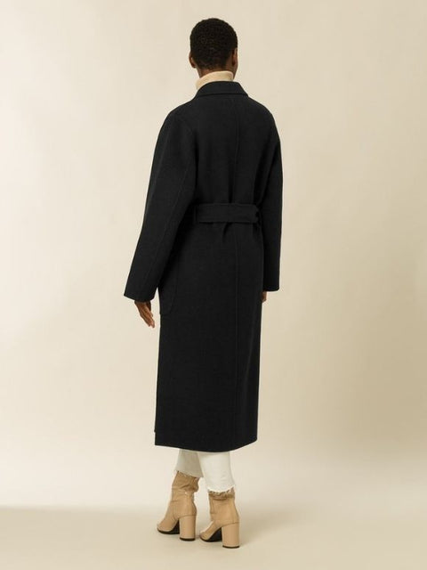 Dressing gown coat Black