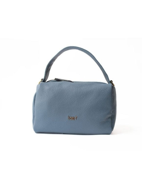Mini Blue Leather Bag