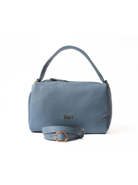 Mini Blue Leather Bag