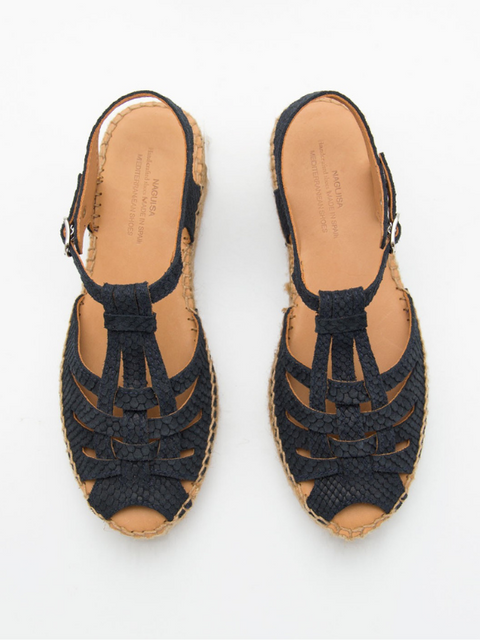 Thalis Navy sandal