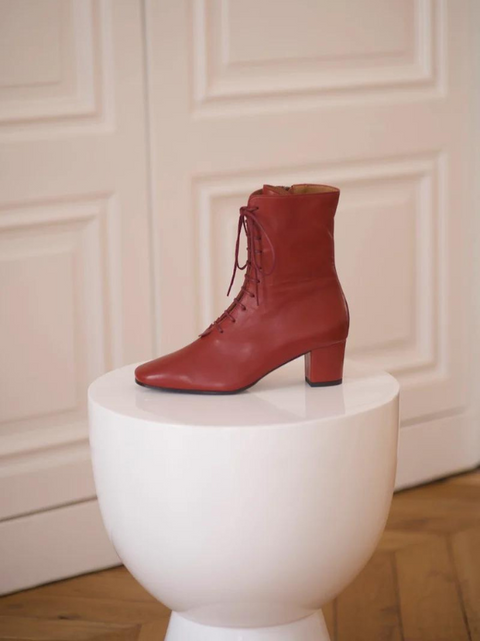 Chili Laced Ankle Boot