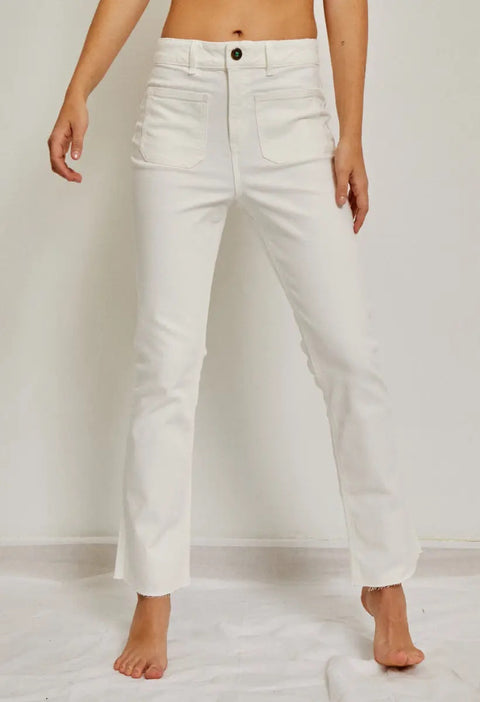 Jeans Flare White