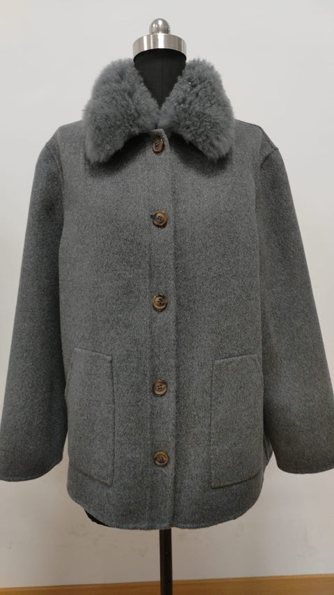 Cappotto Camilla Fumo