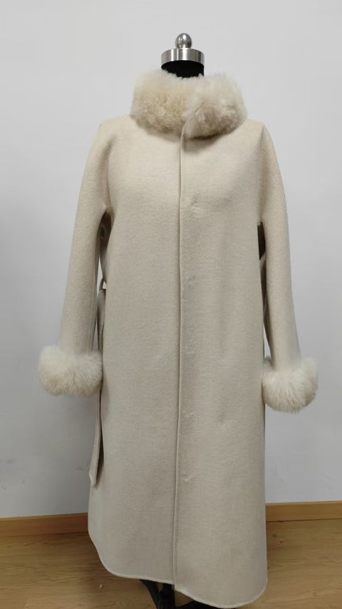 Cappotto Bianca Burro