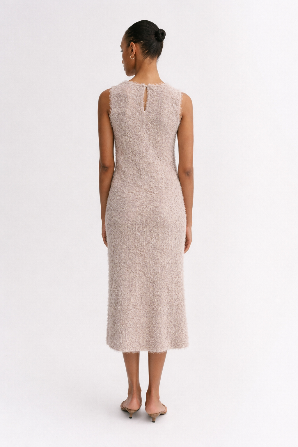 LUMINA – Abito Textured con Sottoveste