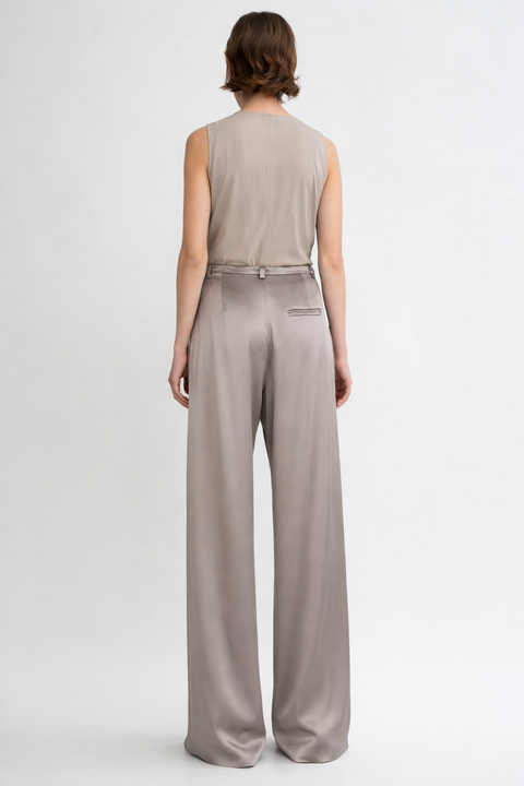 PANTALONE SATIN AMPIO