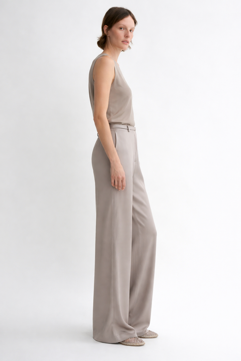 PANTALONE SATIN AMPIO