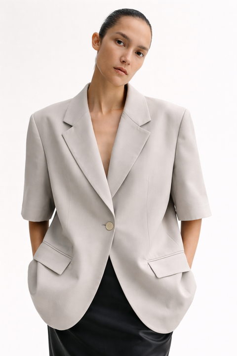 ELLE – Blazer a Manica Corta