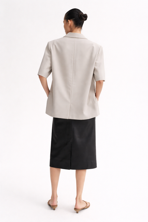 ELLE – Blazer a Manica Corta