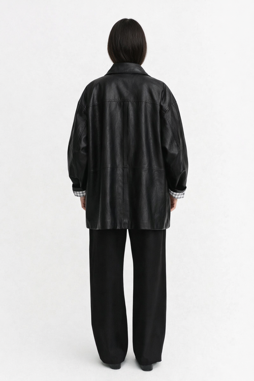 URBAN – Giacca Effetto Pelle Oversize