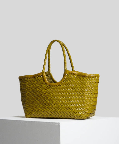 Borsa Panier Pelle Lime