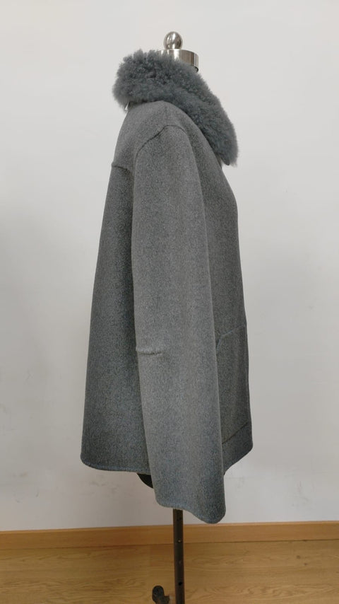 Cappotto Camilla Fumo