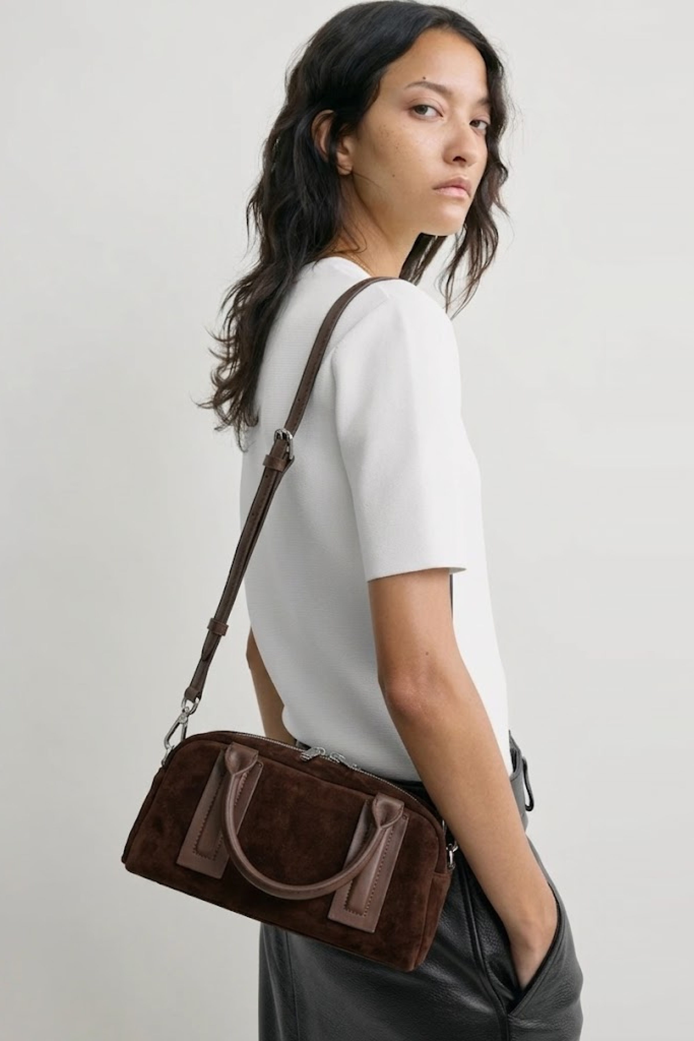 MINI SUEDE BAG – Borsa in Pelle Scamosciata
