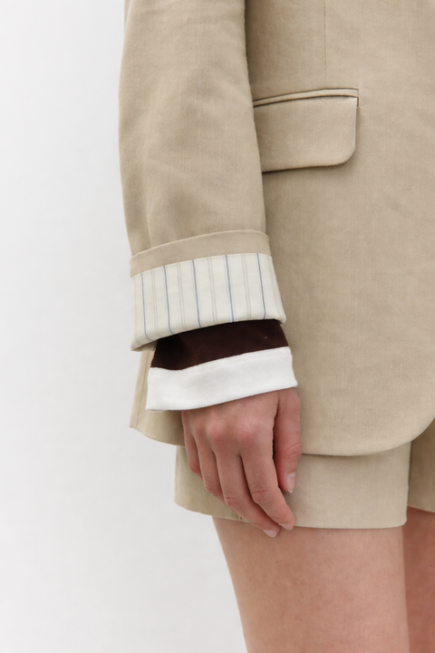 SAHARA – Giacca in Lino e Viscosa