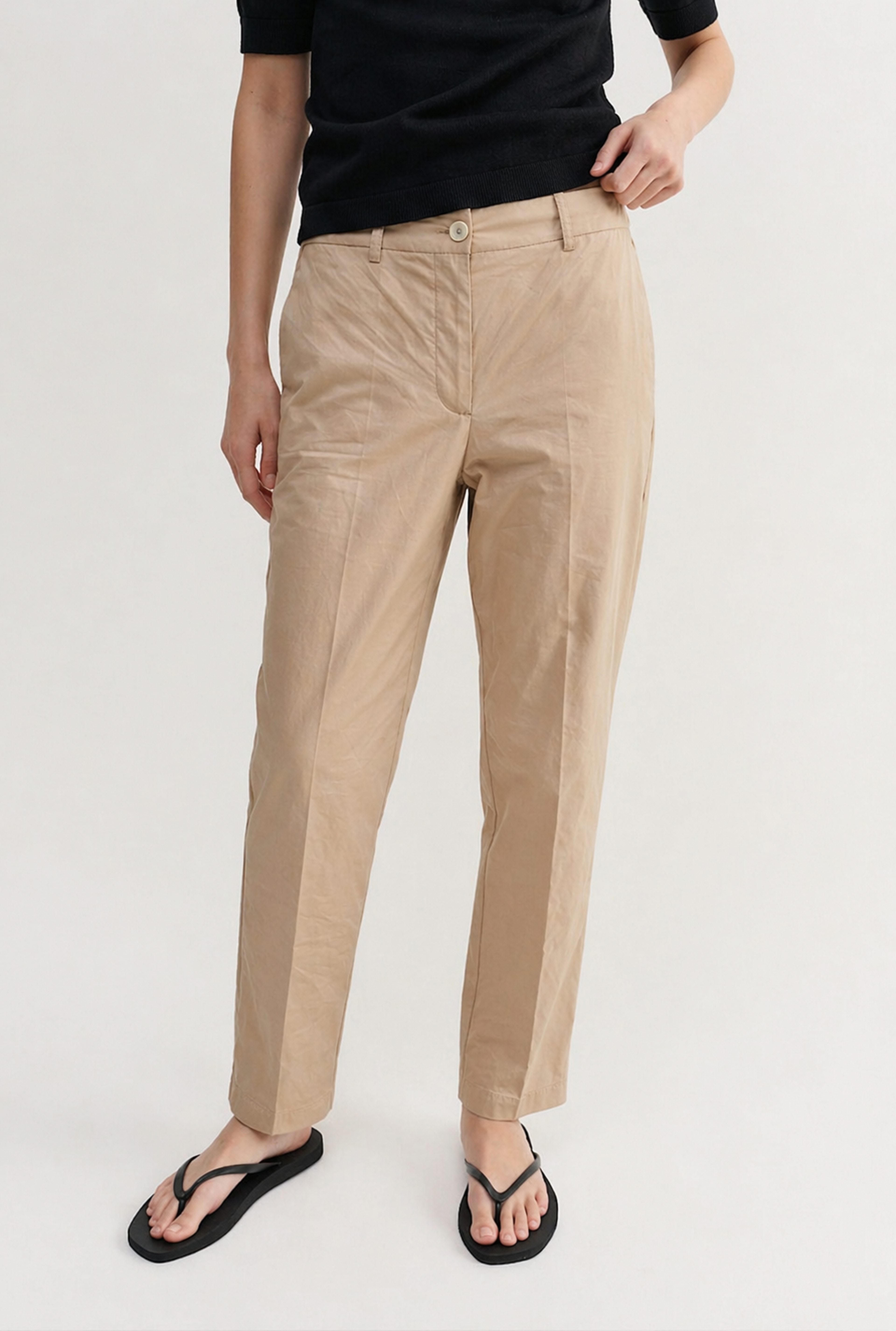 Pantalone Essenziale in Cotone