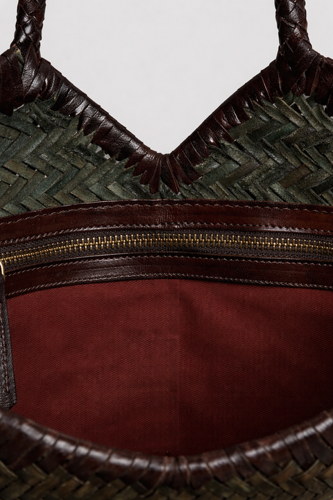 CRUDELIA BICOLOUR MOSS-CHOCOLATE