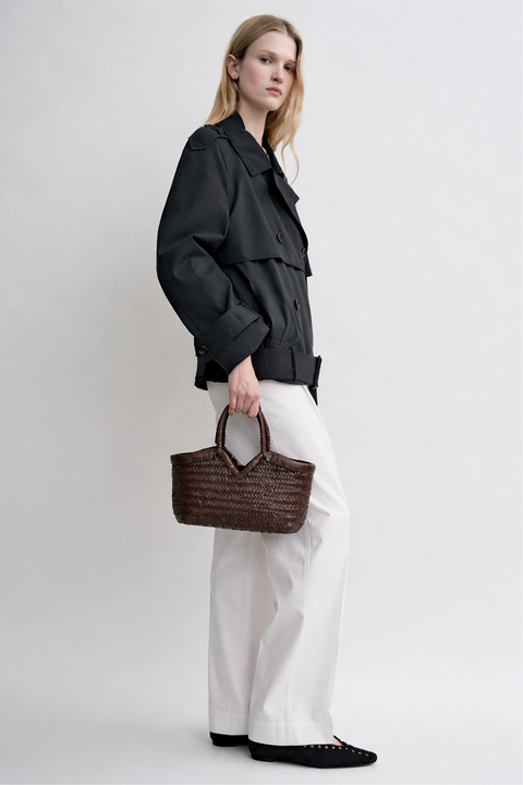 MONET – Borsa Intrecciata in Pelle