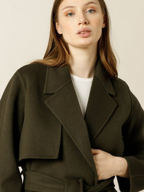 Cappotto Trench Deep Green