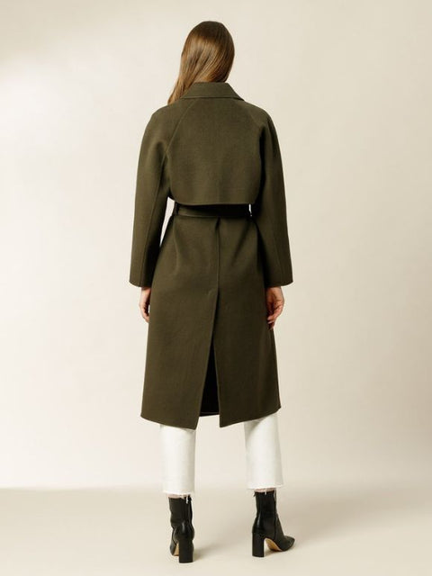 Cappotto Trench Deep Green